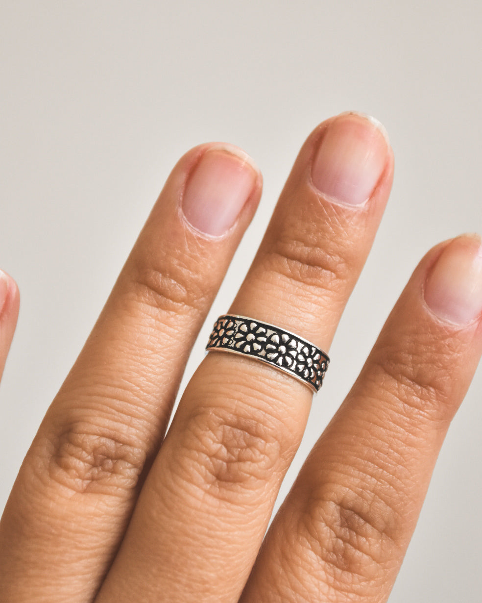 Midi Jardín en Flor – Plata 925 tailandesa