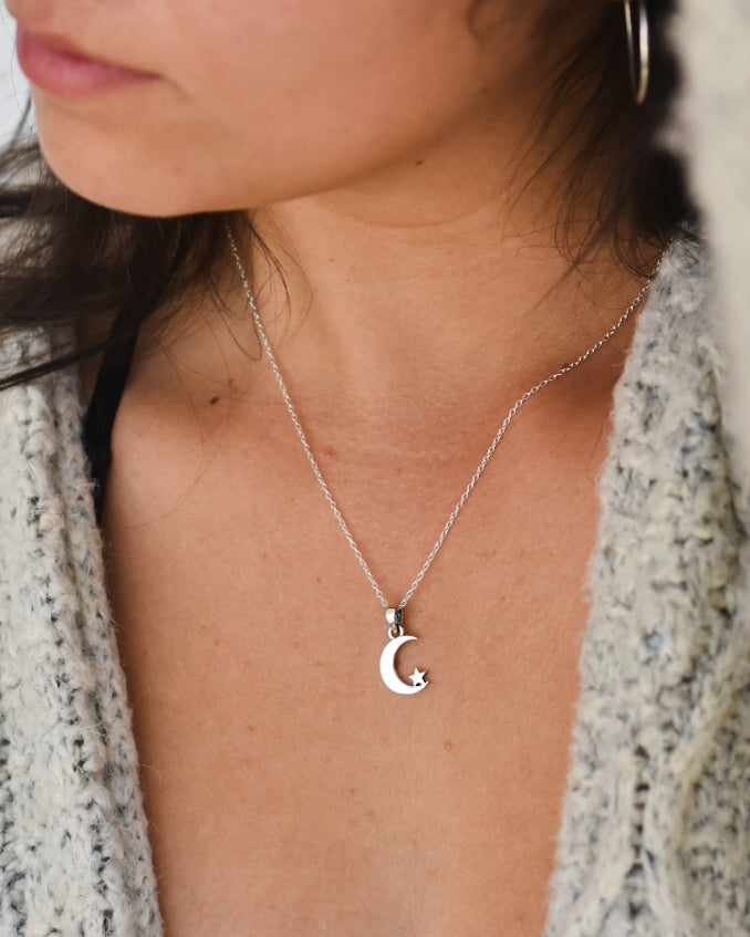 Collar Cielo Nocturno en plata 925