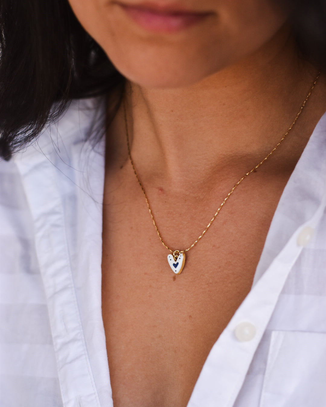 Corazón Blue Detail