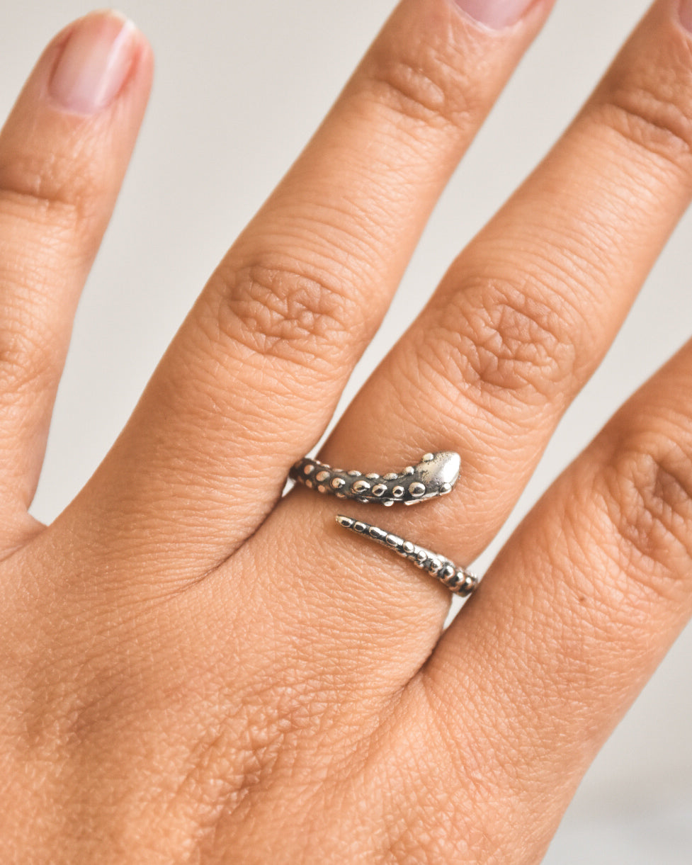 Anillo Serpiente Ancestral – Plata 925 tailandesa