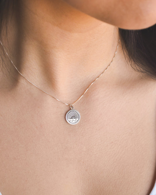 Collar Puesta de Sol con Olas