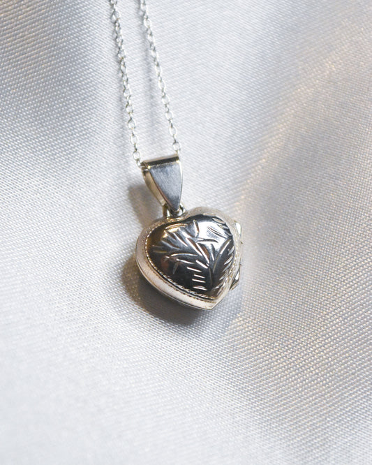Relicario “Siempre en Mi Corazón” de Nácar en Plata 925