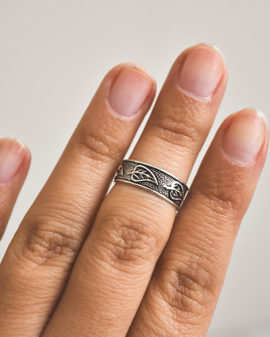 Midi Banda Botánica – Plata 925 tailandesa