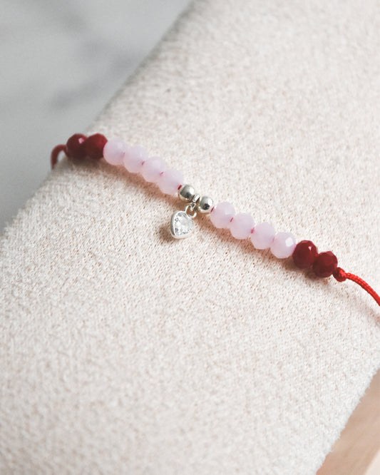 Pulsera Amuleto de Amor Hilo Rojo y Plata 925