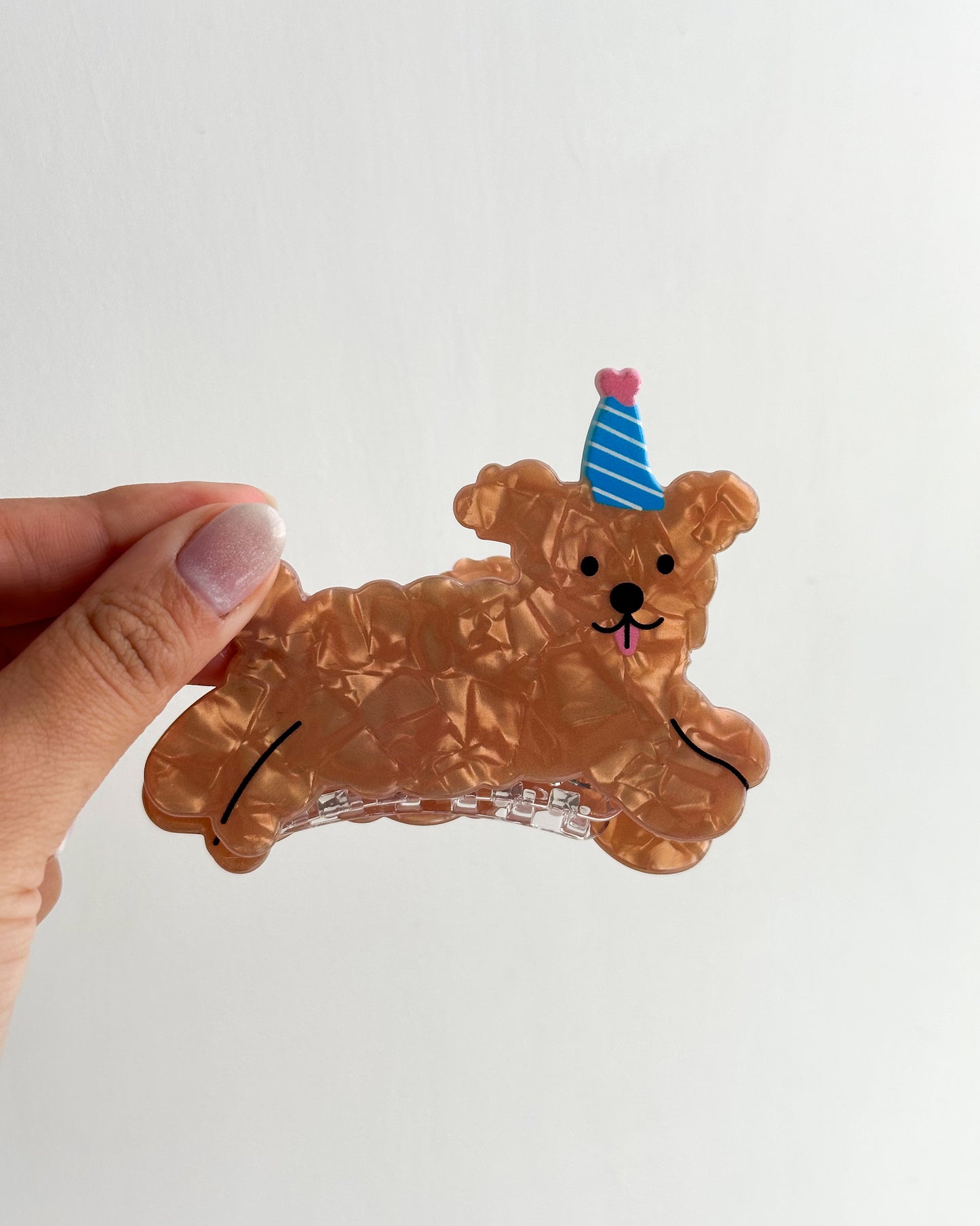 Traba para el pelo diseño perrito peludo