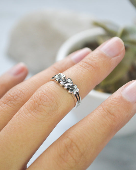 Midi Flores del Jardín - Plata 925 Tailandesa