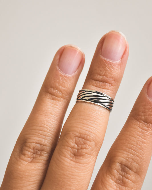 Midi Banda Tribal – Plata 925 tailandesa