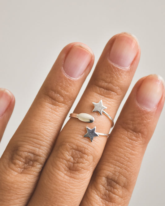 Midi Doble Estrella – Plata 925 tailandesa