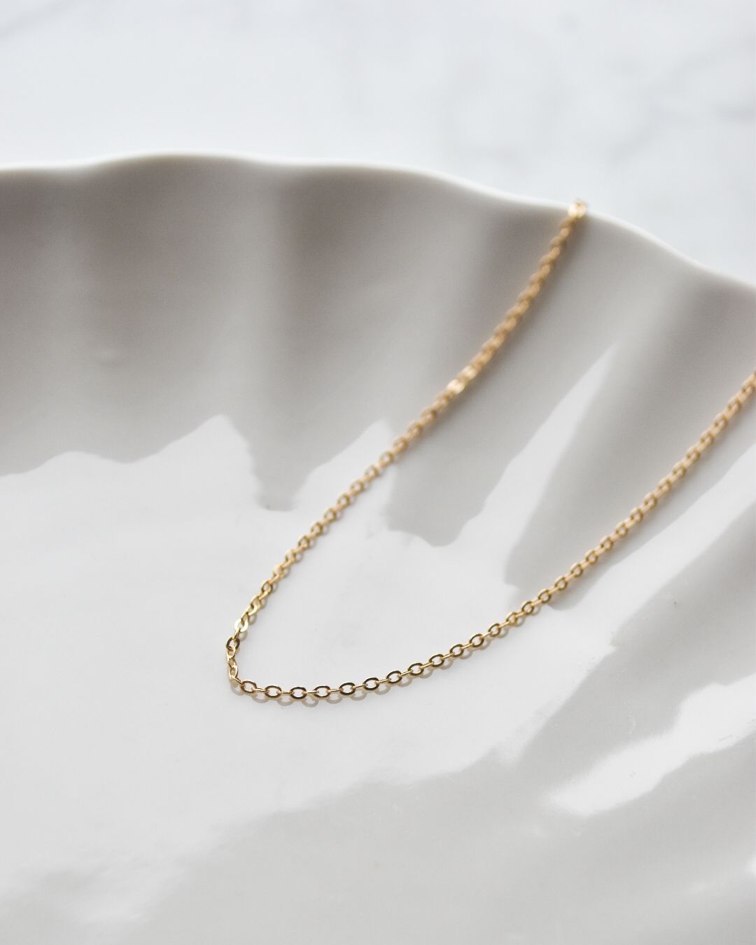 Cadena Bañada en Oro con Eslabones de 1.5mm