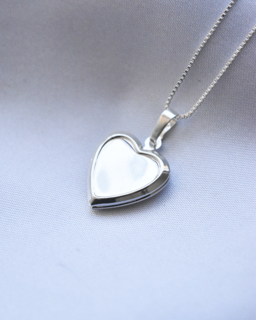 Relicario Corazón Puro en Plata