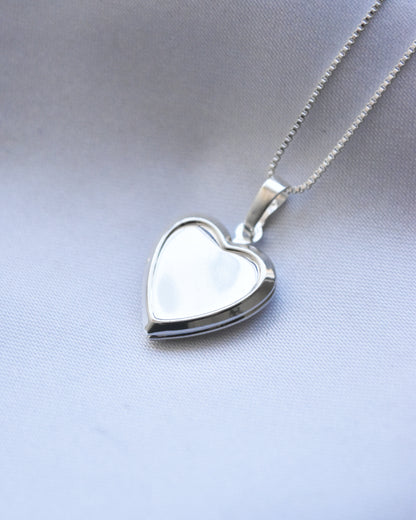 Relicario Corazón Puro en Plata