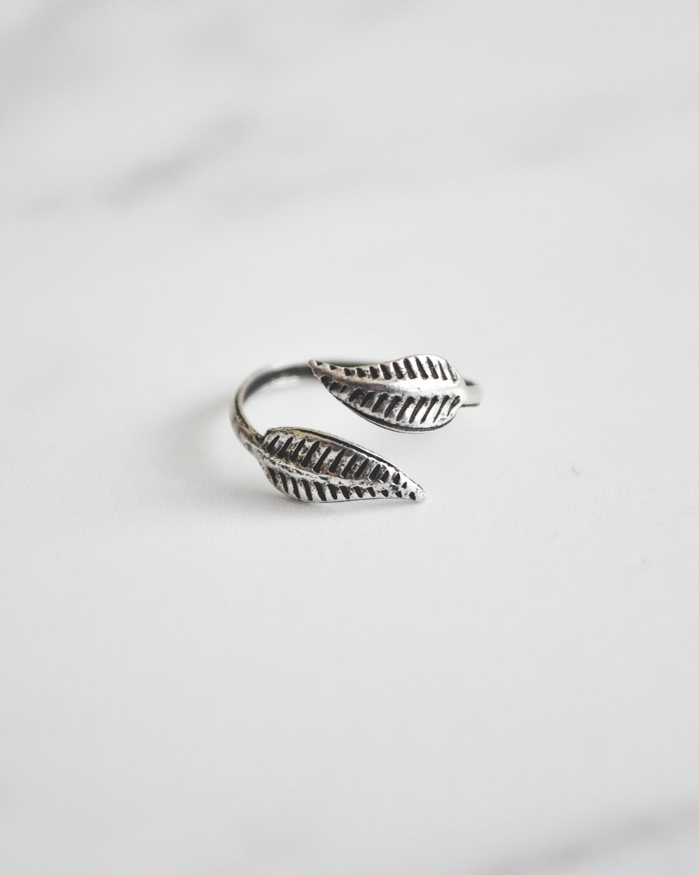 Midi Hojas - Plata 925 Tailandesa