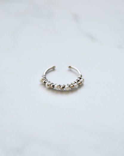 Anillo Perla Marina en Plata 925