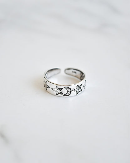 Midi Lunas y Estrellas Plata 925