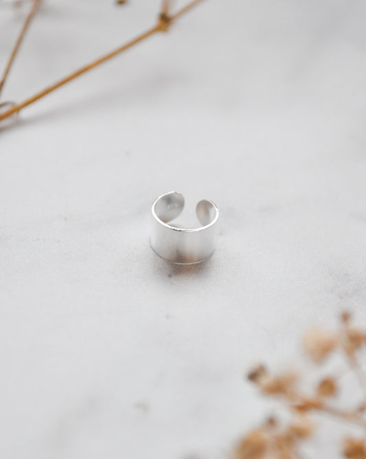 Ear Cuff Banda Lisa en Plata 925