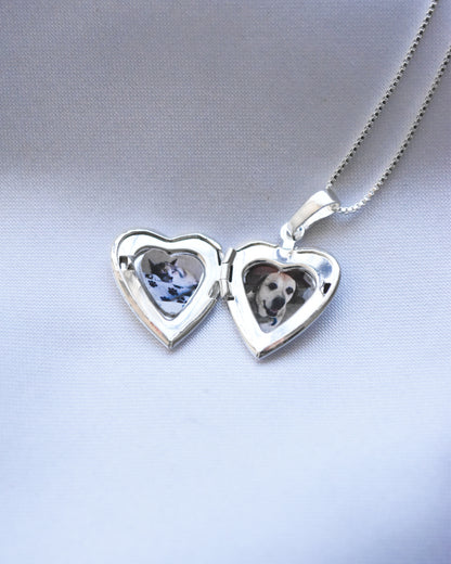 Relicario Corazón Puro en Plata