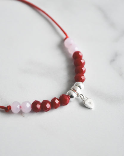 Pulsera Amuleto de Amor Hilo Rojo y Plata 925 – Conexión, Amor Propio y Energía Positiva
