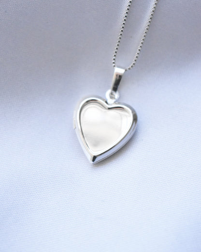Relicario Corazón Puro en Plata