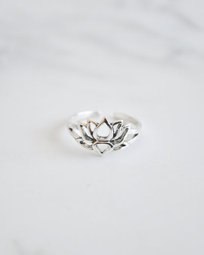 Midi Flor de Loto Plata 925
