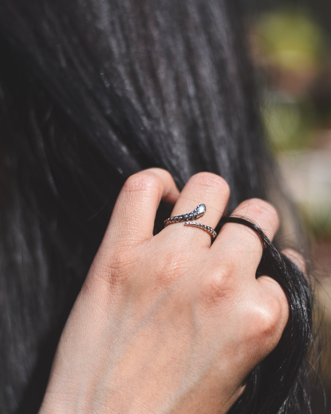Anillo Serpiente Ancestral – Plata 925 tailandesa