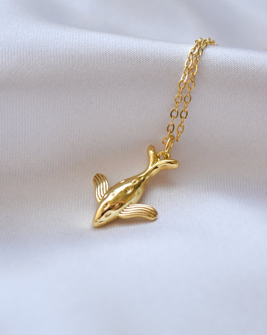 Collar Ballena Dorada