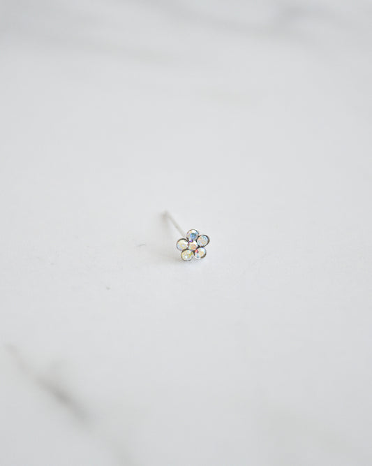 Piercing Nariz Flor con Circones