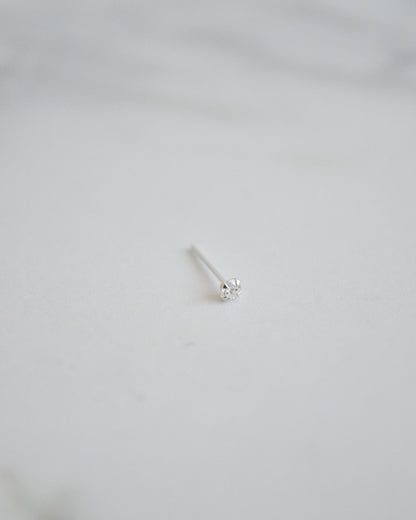 Piercing Nariz Puntito con Brillo Plata 925 Tailandesa