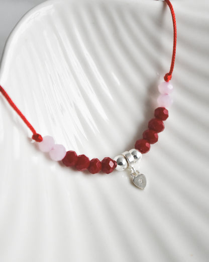 Pulsera Amuleto de Amor Hilo Rojo y Plata 925 – Conexión, Amor Propio y Energía Positiva