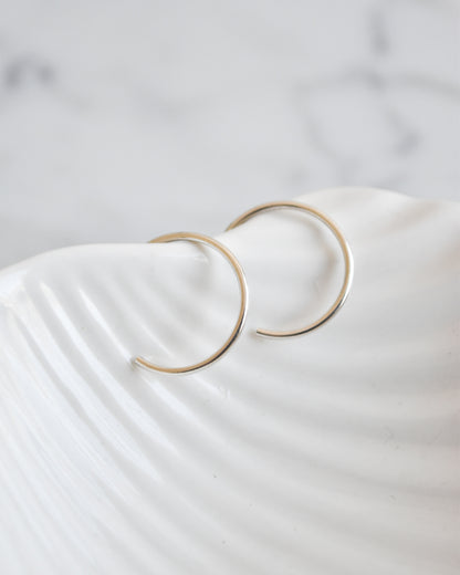 Aros Argolla Plata 925 20 mm