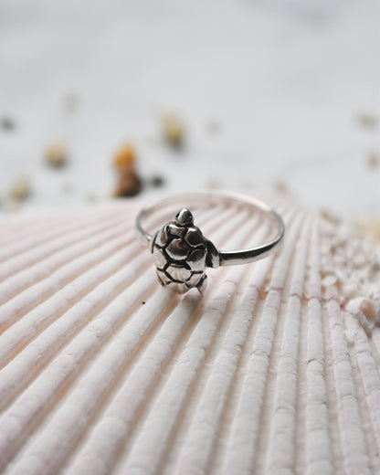 Anillo Tortuga en plata 925