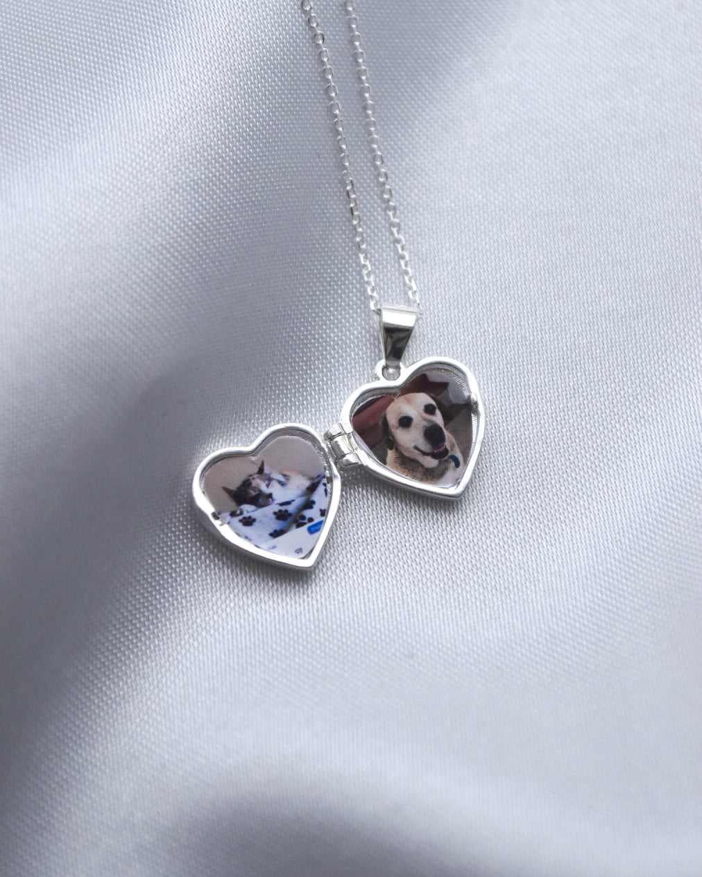 Relicario Corazón de Plata 925 con Circones