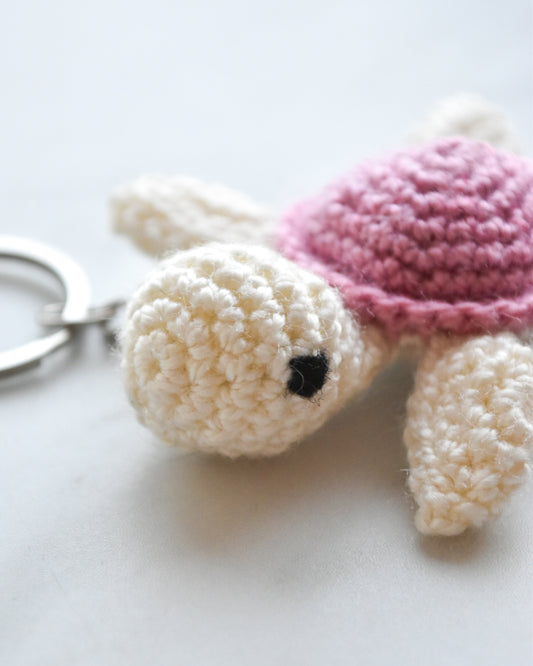 Llavero Tortuga Tejida a Mano