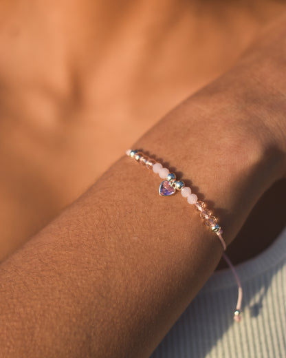 Pulsera Encanto Rosado