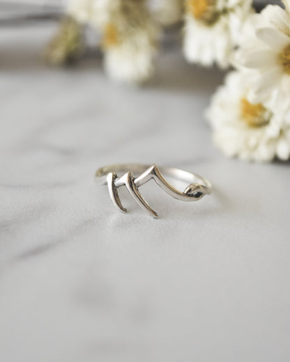 Anillo Montaña Plata 925 Tailandesa