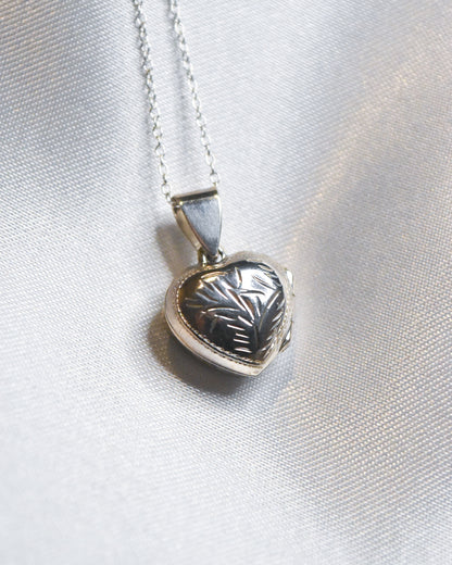 Relicario “Siempre en Mi Corazón” de Nácar en Plata 925