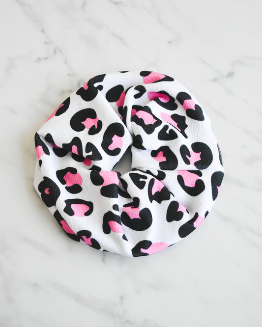 Scrunchie Animal Print Leopardo – Hecho a mano
