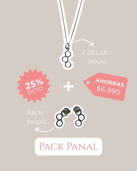 Pack Panal | Aros y collar de plata 925 🐝