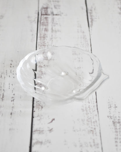 Joyero conchita de vidrio – Transparente y delicado