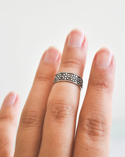 Midi Flores - Plata 925 Tailandesa