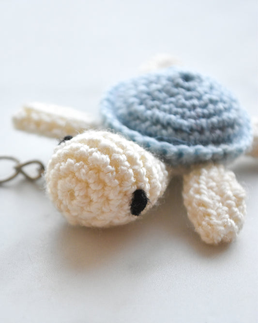 Llavero Tortuga Tejida a Mano