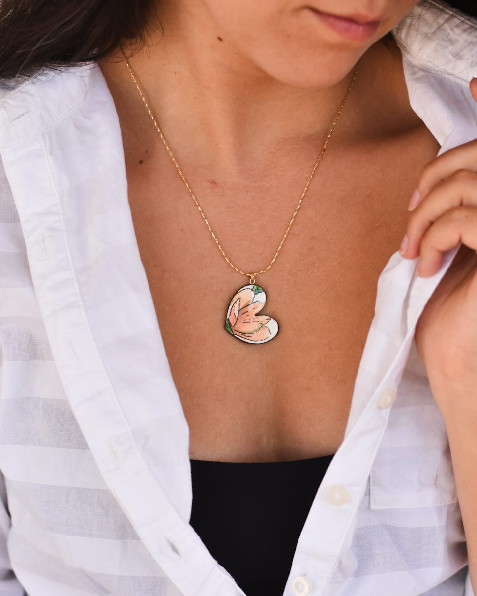 Corazón Floral Decoupage