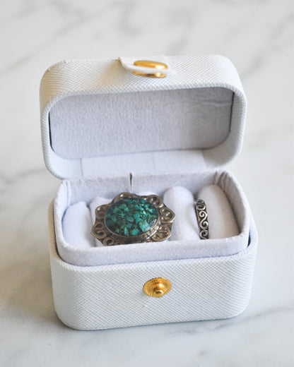 Mini Joyero Blanco - Ideal para Viajes y Regalos