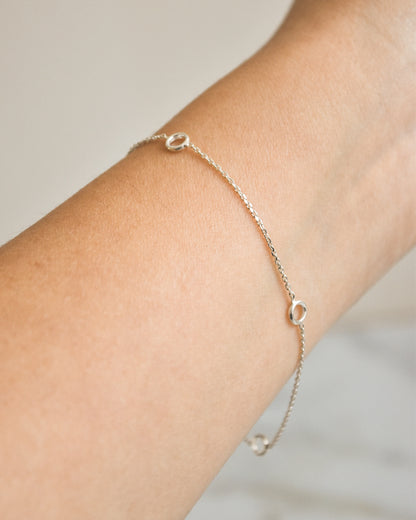 Pulsera Círculos Eternos – Plata 925 tailandesa