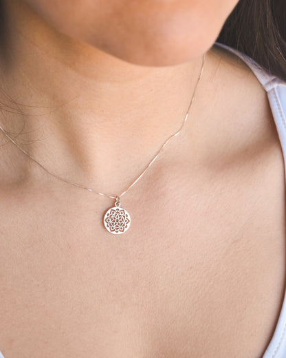 Collar Mandala de Plata 925