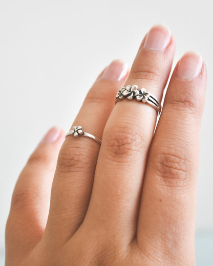 Midi flor – Plata 925 tailandesa