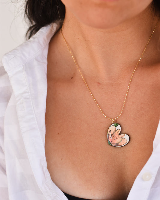 Corazón Floral Decoupage