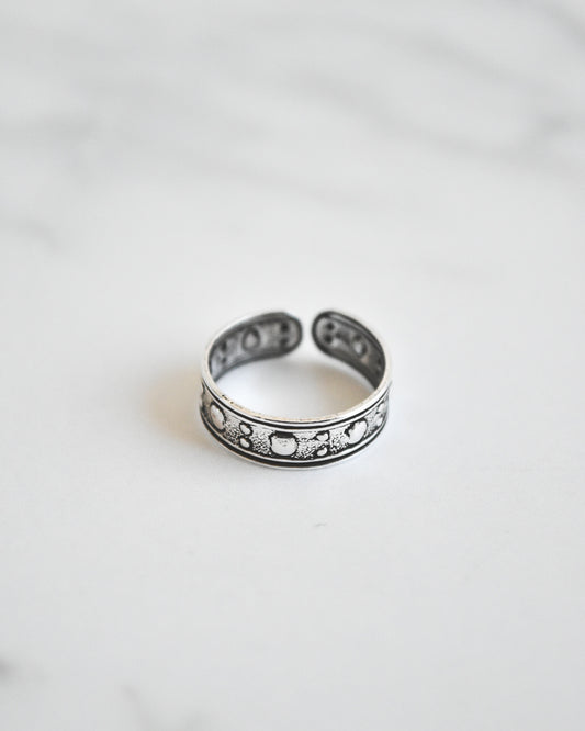 Midi Étnico con Puntos en Plata 925