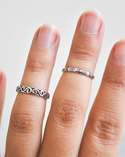 Midi lunas y soles – Plata 925 tailandesa