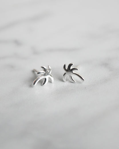 Aros de Plata 925 Palmera