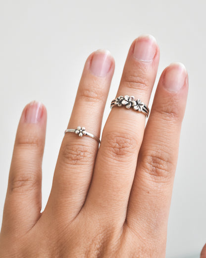 Midi flor – Plata 925 tailandesa